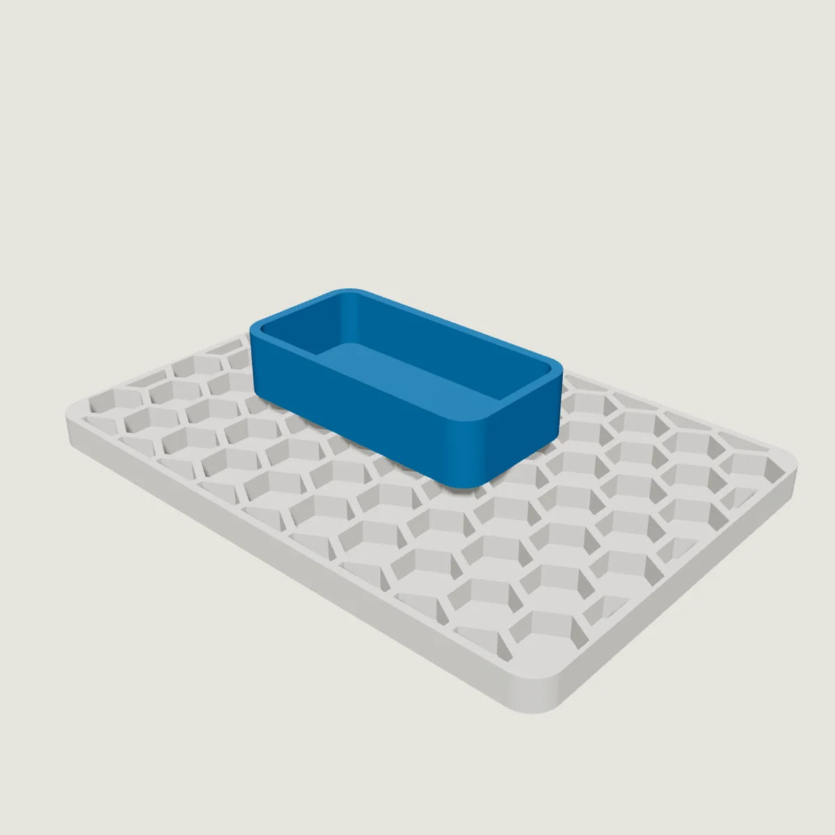 Aloha Stackables mini tray on a base plate