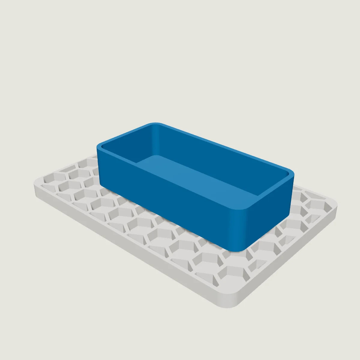 Aloha Stackables horizontal tray on a base plate