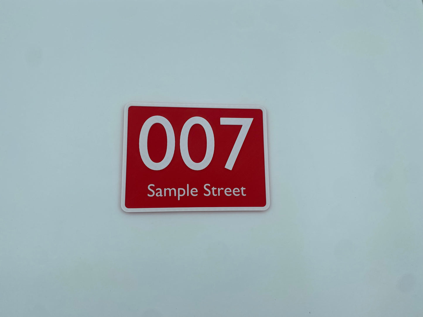 Personalizirana 3D natisnjena hišna številka – Custom Address Sign