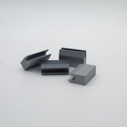 Grey custom FDM 3D-printed parts