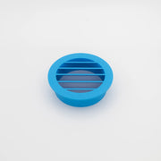 Blue FDM 3D-printed round vent grille