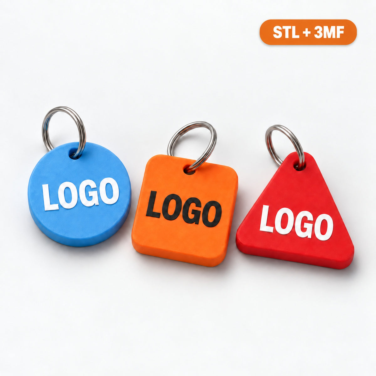 keychains STL + 3MF
