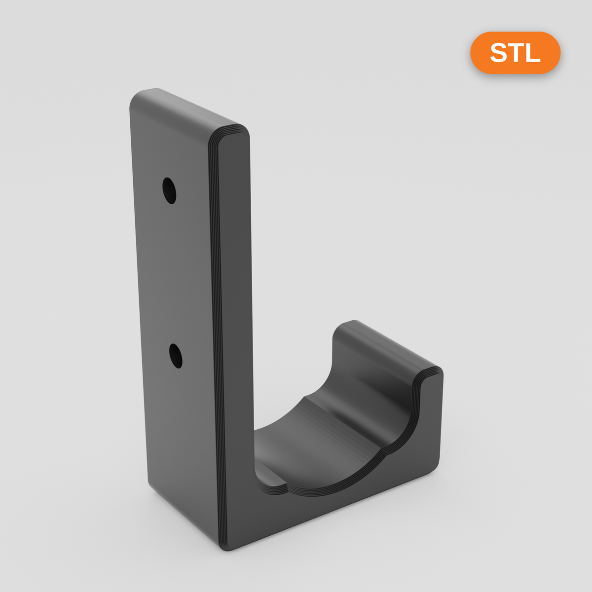 Headphone hook – black