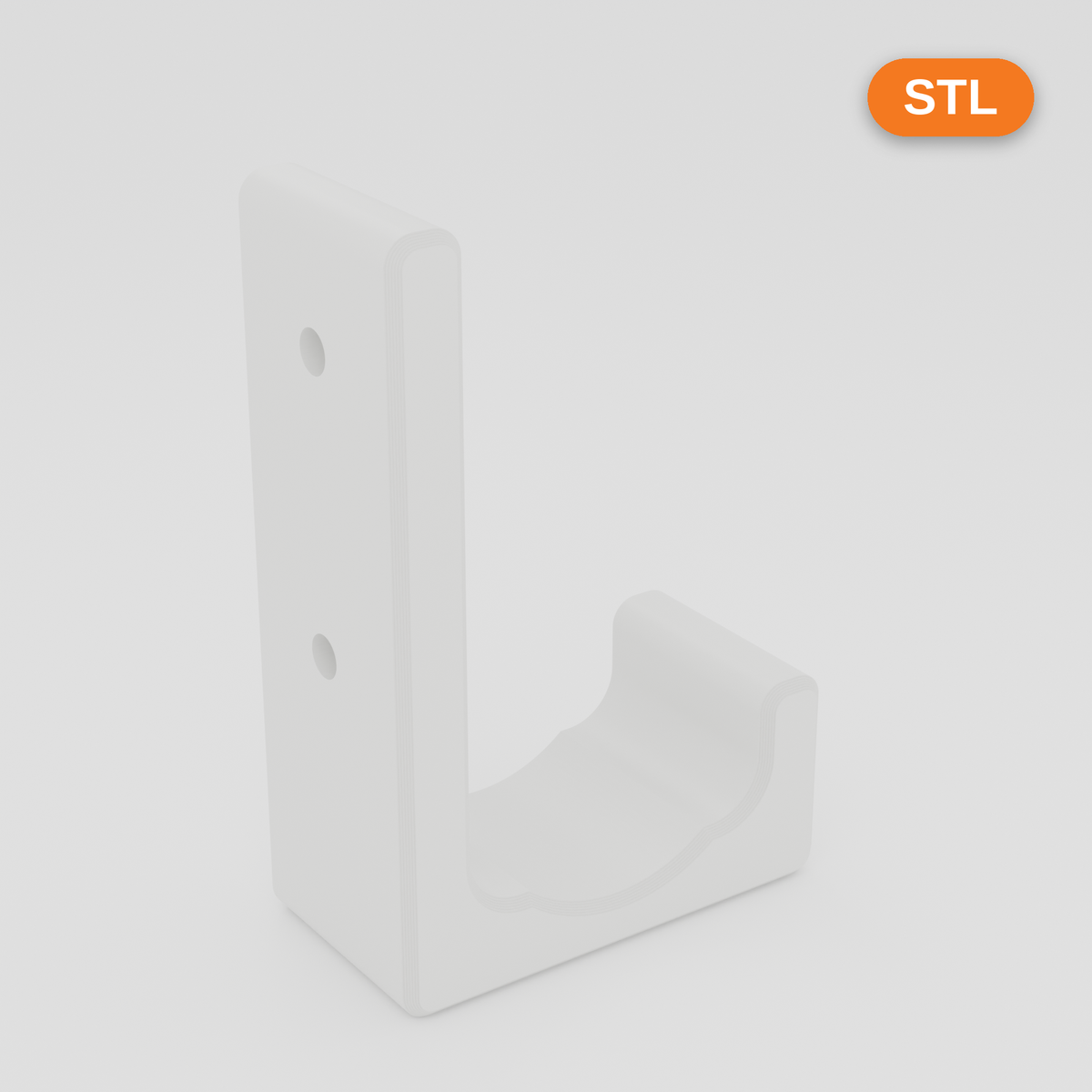 Headphone hook – white