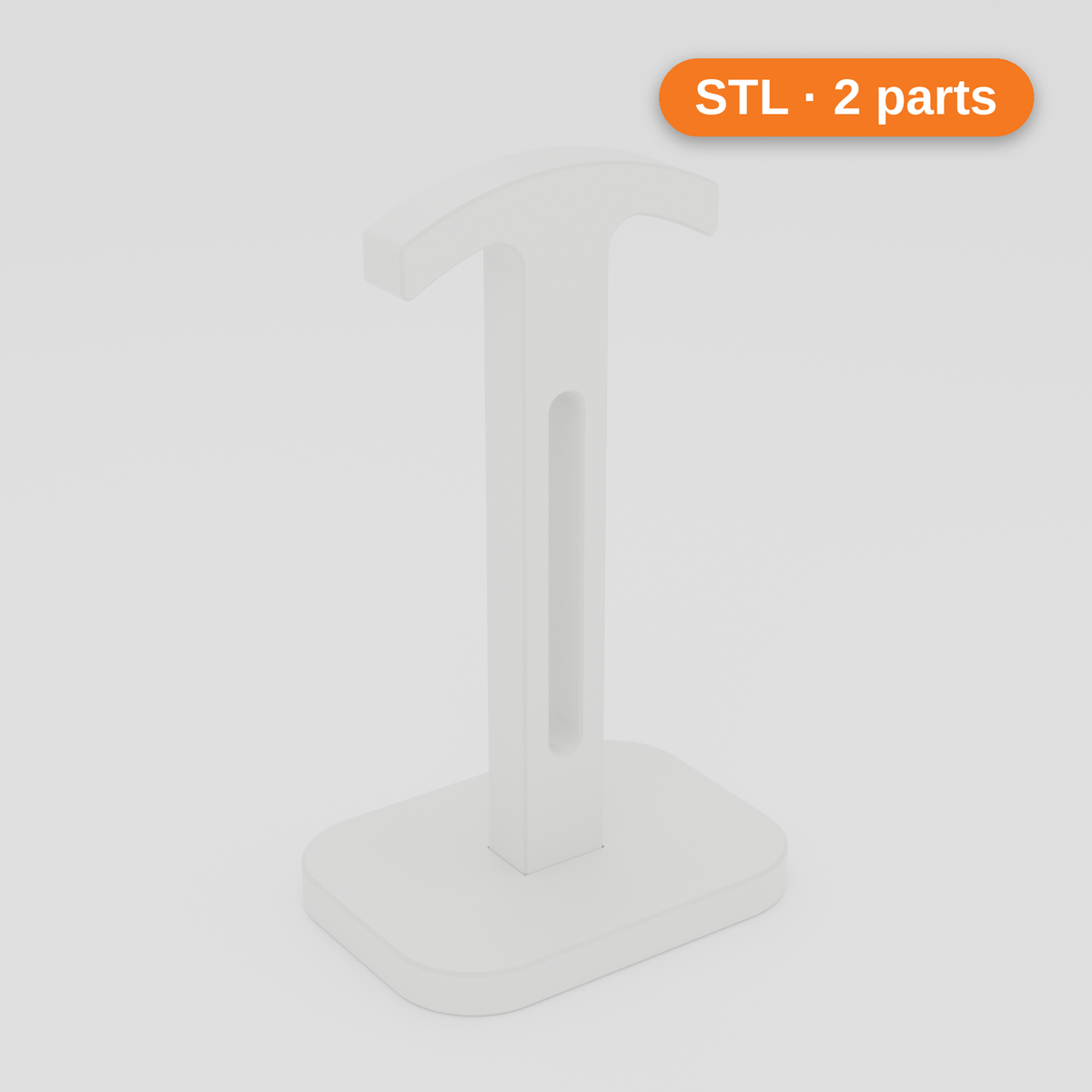 Headphone stand – white